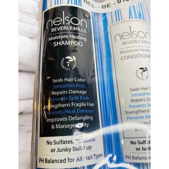 Nelson J Beverly Hills Moisture Healing Shampoo & Conditioner Set 8 oz. Each NEW - Picture 4 of 7